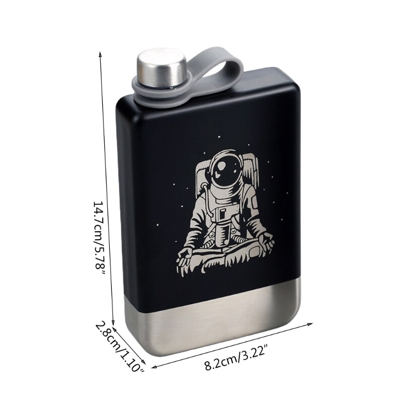 Heupfles Draagbare Reizen Alcohol Whiskey Fles Drank Flessen Voor Vriend