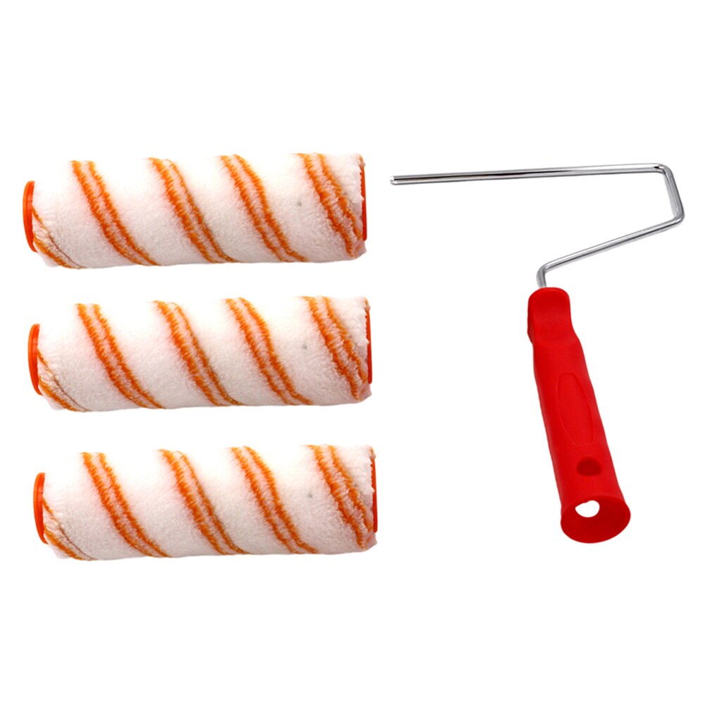 High Density Wall Paint Roller Kit DIY Roller Frame Home Wall Decorative