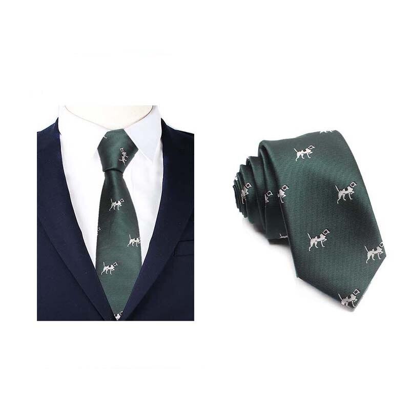 Windj polyester slips mænd hund catoonpurple sort grøn forretning: Mf -06