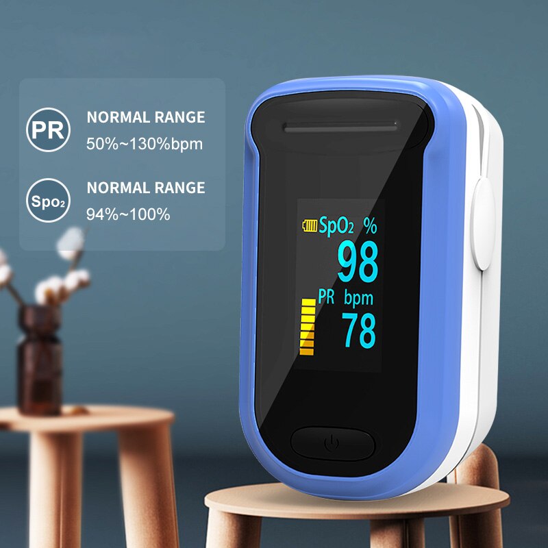Digital OLED Pulse Oximeter SPO2 PR Monitor Heart Rate Finger Blood Oxygen Saturation Meter Saturometer Measuring