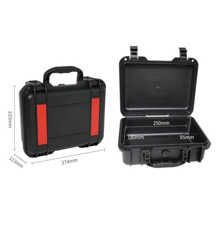 274X225X11m Tool Box Instrument Box Plastic Tool Box Impact Resistant Safety Box Equipment Camera Box