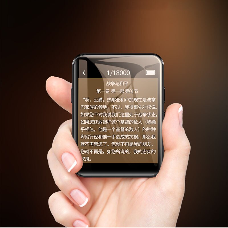 Lecteur MP4 Bluetooth à écran tactile, 8 go 16 go, lecteur de musique avec Radio FM, lecteur vidéo E-book MP3 avec haut-parleur