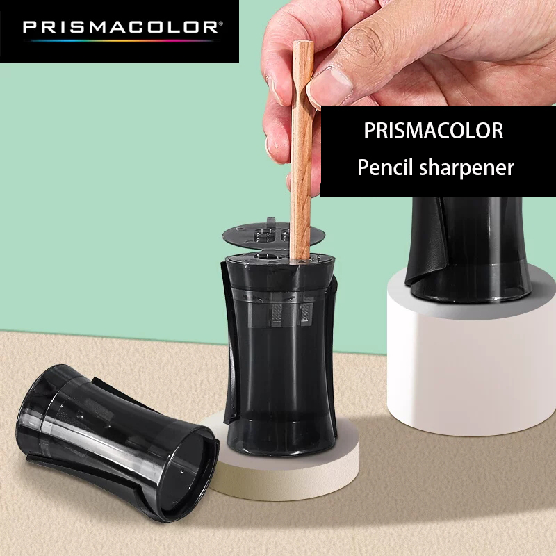 Sacapuntas American Prismacolor Premier con doble orificio, un punto ancho y fino para cobertura y detalles afilados, sacapuntas para escuela y oficina