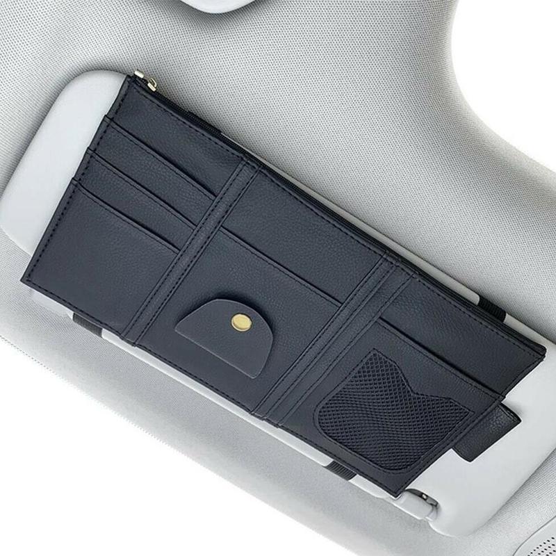 Universal Car Auto Visor Organizer Holder Case for Card Glasses Car Accessories Sun Visor Multifunctional Storag Bag