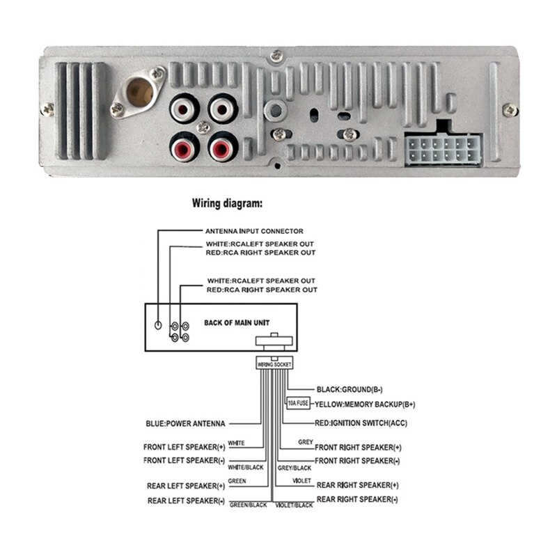 12V 1 Din Auto Radios Bluetooth Auto Stereo MP3 Player 1DIN Autoradio AUX FM Empfänger Auto Empfänger In Dash USB/SD Musik Player