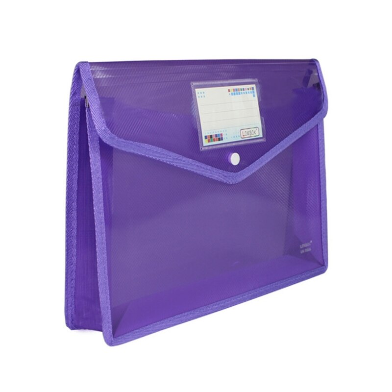 A4 B4 Transparant Document Organizer Drie-Dimensionale Bestand Zak Papers Pouch Map Voor Office Home: PE