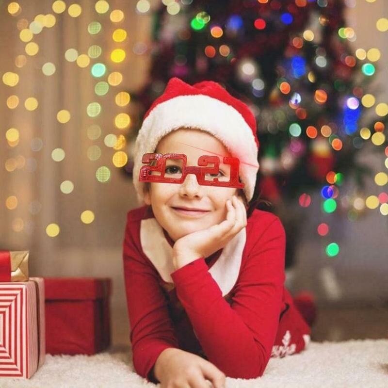 blinkende LED Gläser leuchtend Glühende Stirnband Blinkt Auge Tragen Neue Jahr Party Navidad Zufällig Blinken LED Gläser