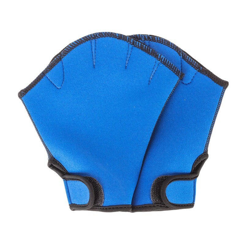 Schwimmen Handschuhe Surfen Tauchen Netze Wasserdichte Handschuhe Schwimmen Ausbildung Tauchen Handschuhe NEUE!: Blau / S