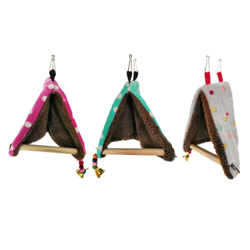 Winter Warm Bird Nest Bed Hammock House Perch for Parrot Parakeet Conure Lovebird Finch Canary Cage Toy