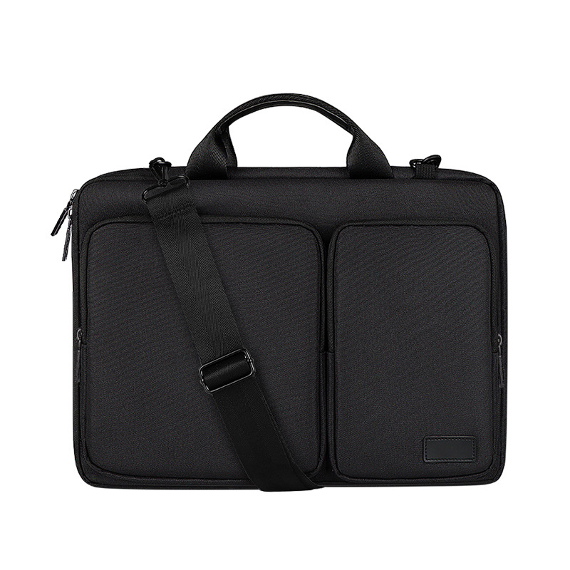 for Lenovo ThinkBook 14+ 14.5inch Laptop Shoulder Strap Bag Storage Pocket Notebook Sleeve Zip Handle Pouch Carry Briefcase: Beige