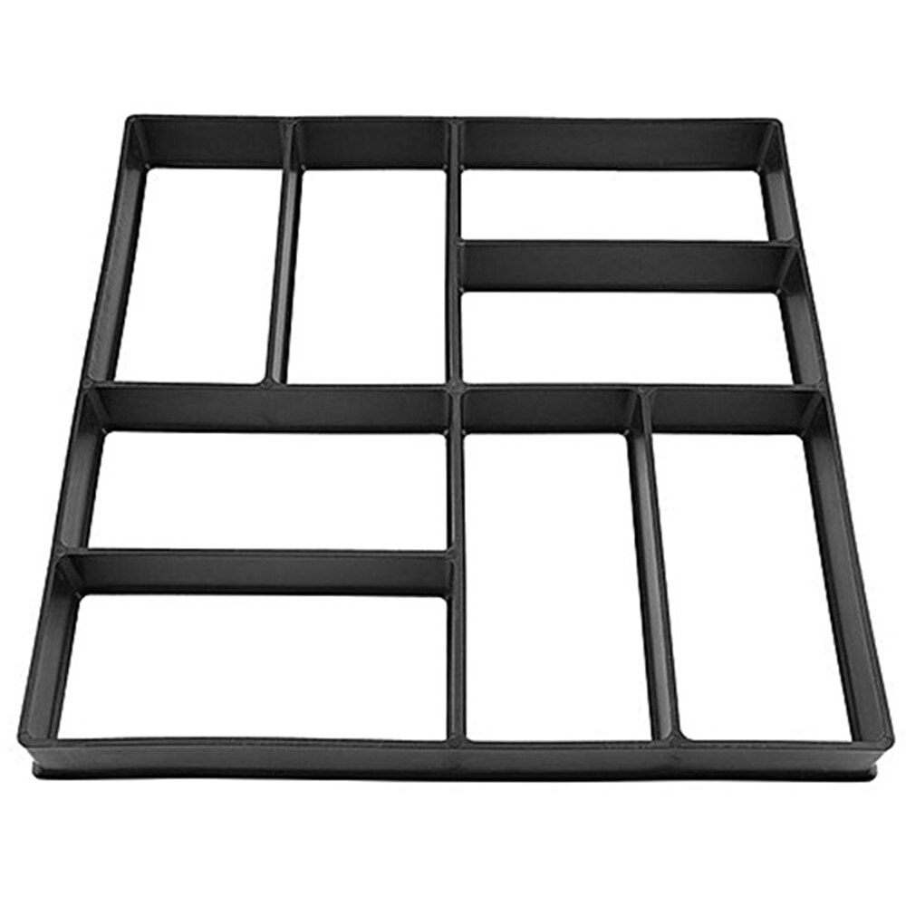 Manually Paving Cement Brick Concrete Molds DIY Plastic Path Maker Mold Garden Stone Road Mold Garden Decoration