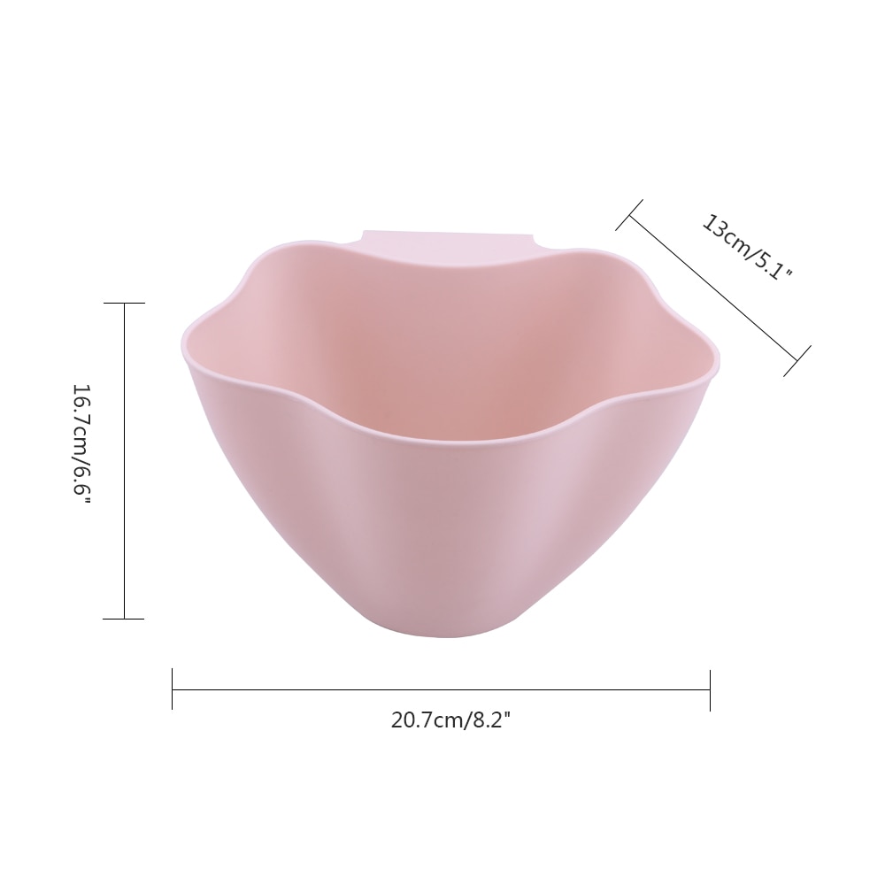 Plastic Kitchen Cabinet Door Hanging Trash Garbage Can Bin Rubbish Container Kitchen Sink Strainers Basket Drain Protector