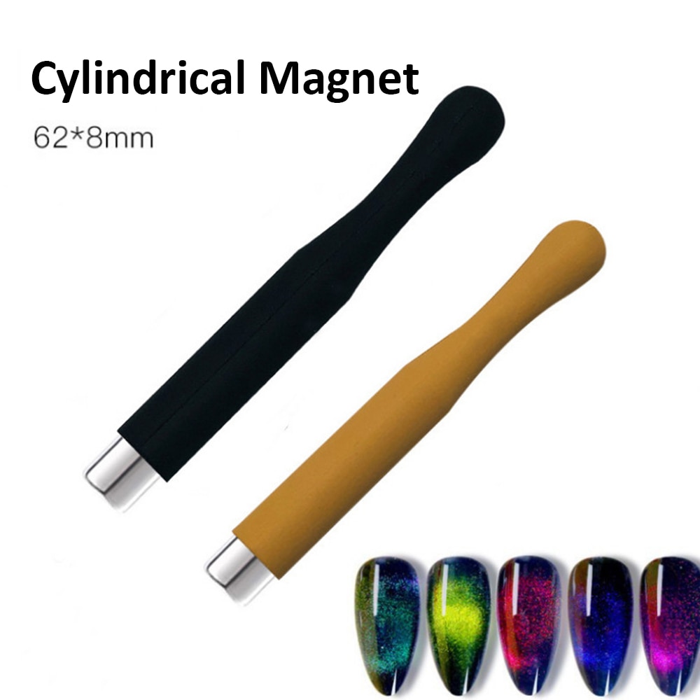Magnetische Nail Stok 3D Cat Eye Effect Magneet Voor Uv Schilderen Gel Nagellak Voor Gel Vernis Nail Art Kleine cilindrische Magneet