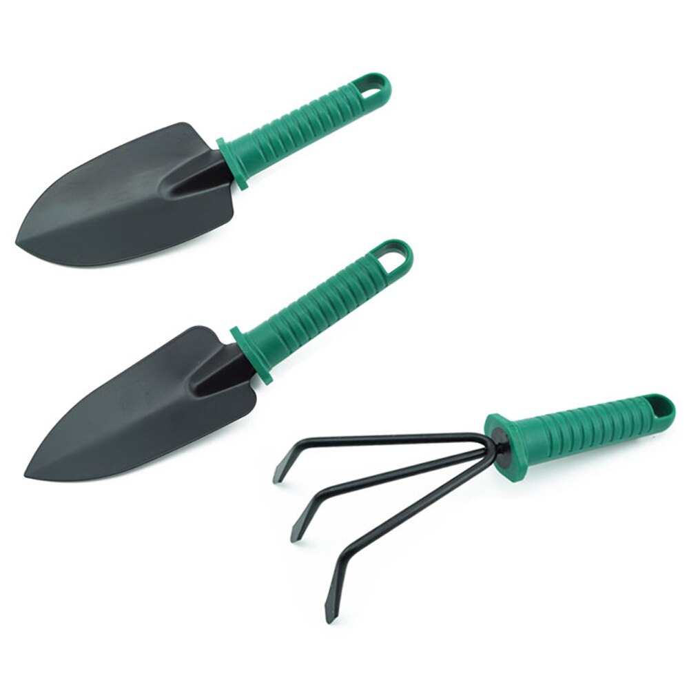 Set with 10 Pieces Gardening Tools Pruning Gardening Tools Kit Aluminum Alloy Shovel Trowel Rake Garden Kitchen Supplies Set