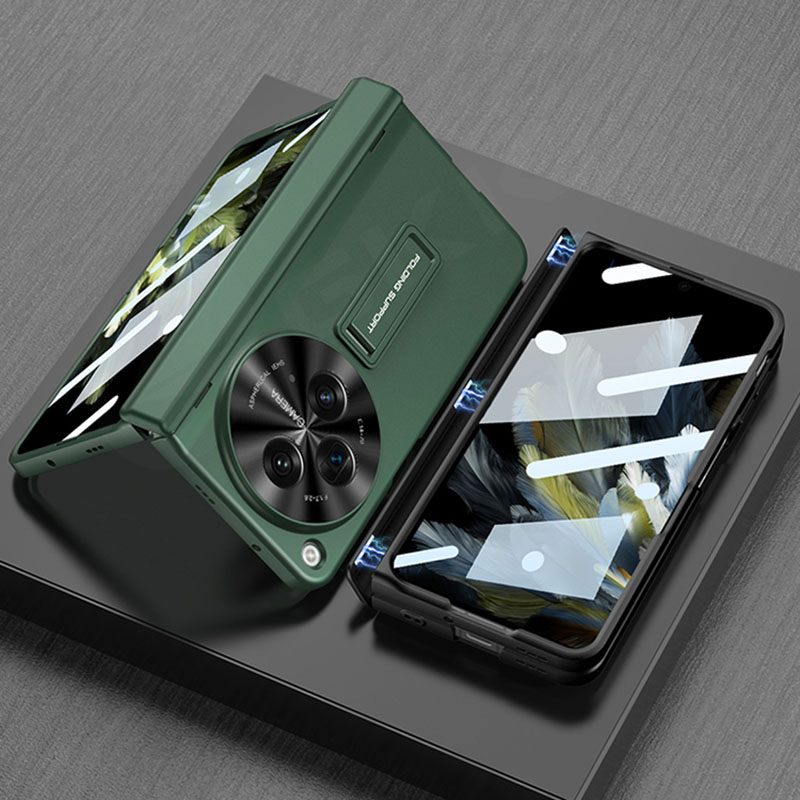 Schokbestendig Pantser Plastic Matte Behuizing Voor Oneplus Open Magnetisch Scharnier Scherm Glas Volledige Beschermhoes Voor Oppo Find N3 Hoesjes