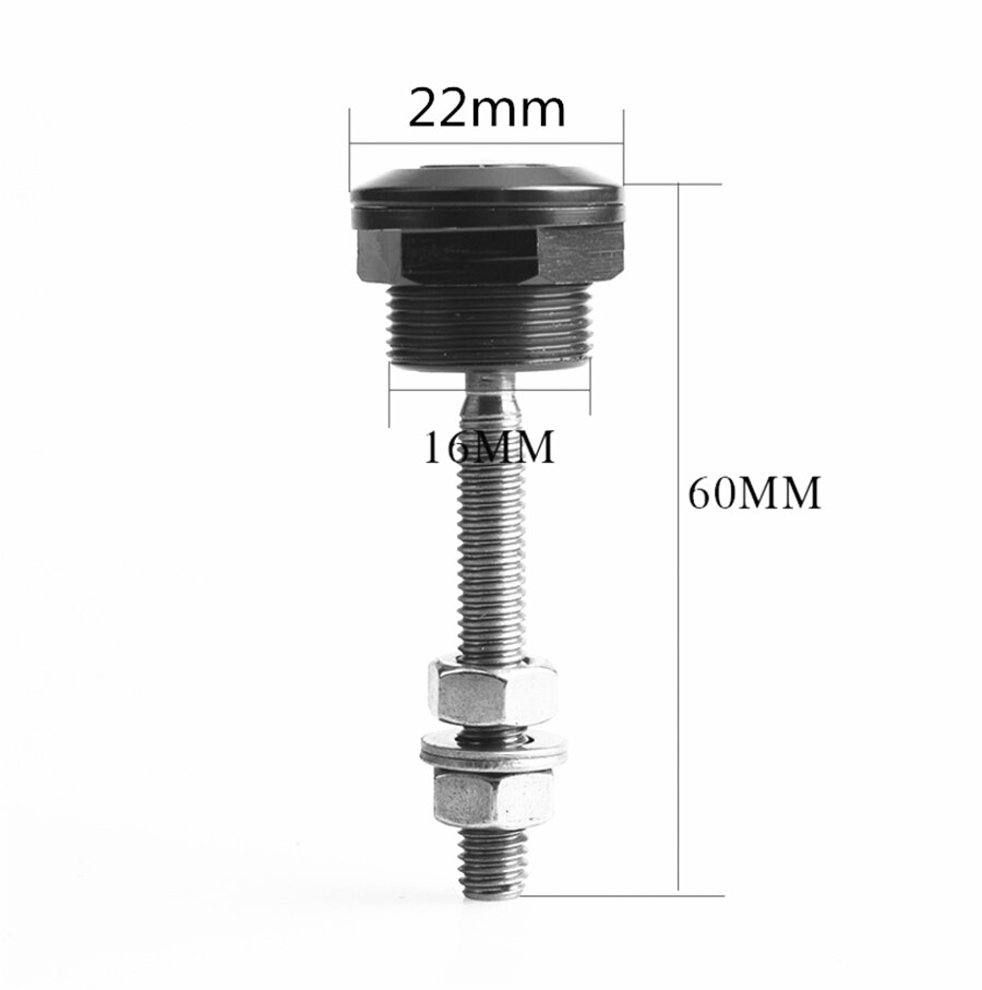 4Pcs 22mm en aluminium bouton poussoir capot goupille de verrouillage Kit de Clip de verrouillage de voiture à dégagement rapide loquet de pare-chocs universel
