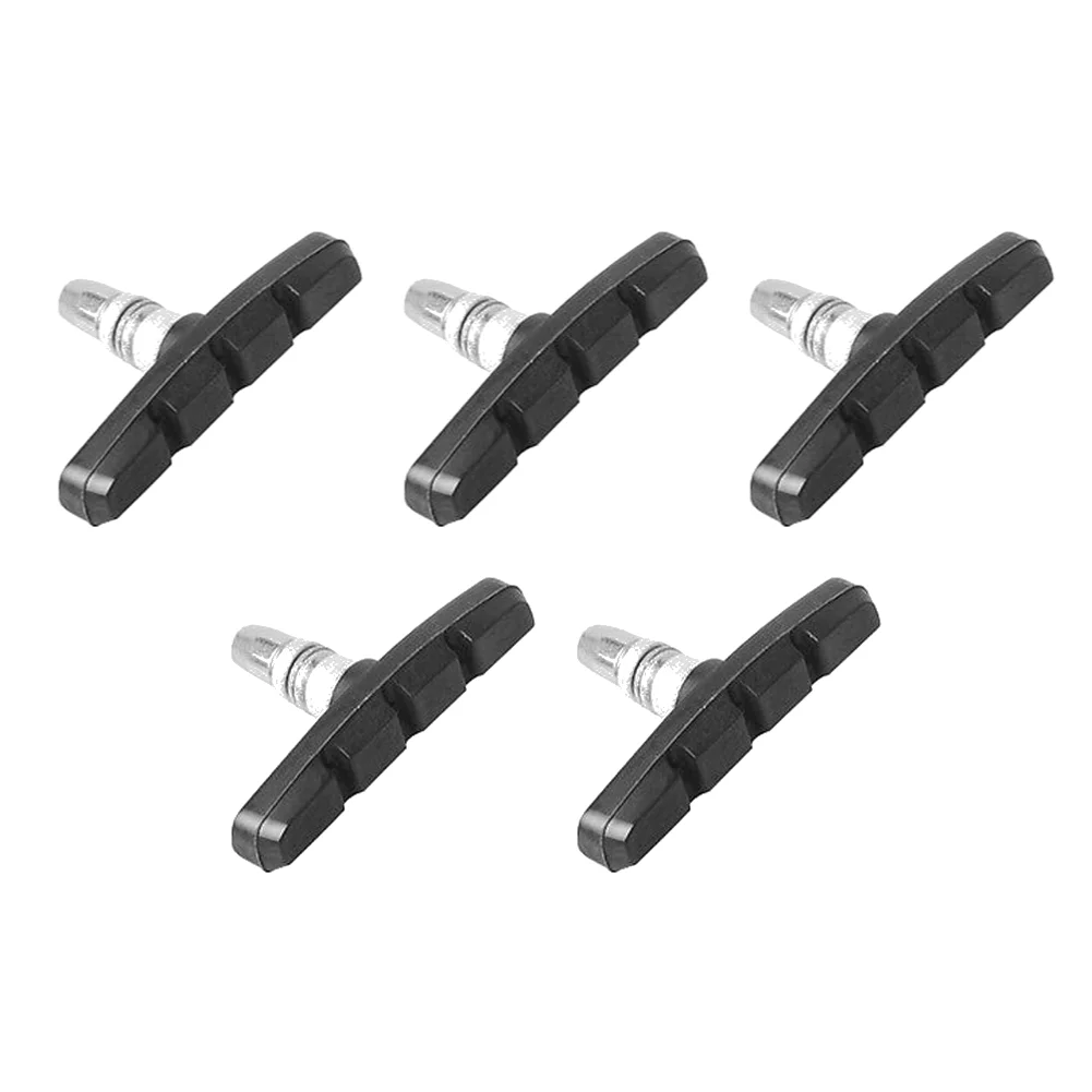 Bloque de freno de goma para bicicleta de montaña y carretera, zapatas de Metal, resistentes al desgaste, accesorios de freno para montar en bicicleta, 20-1 piezas: Morado