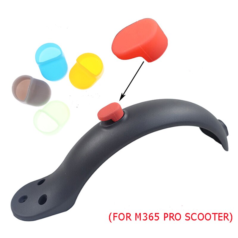 Voor Xiaomi M365 Rear Fender Guard Siliconen Haak Cover Elektrische Scooter Skateboard Terug Spatbord Shield Accessoires