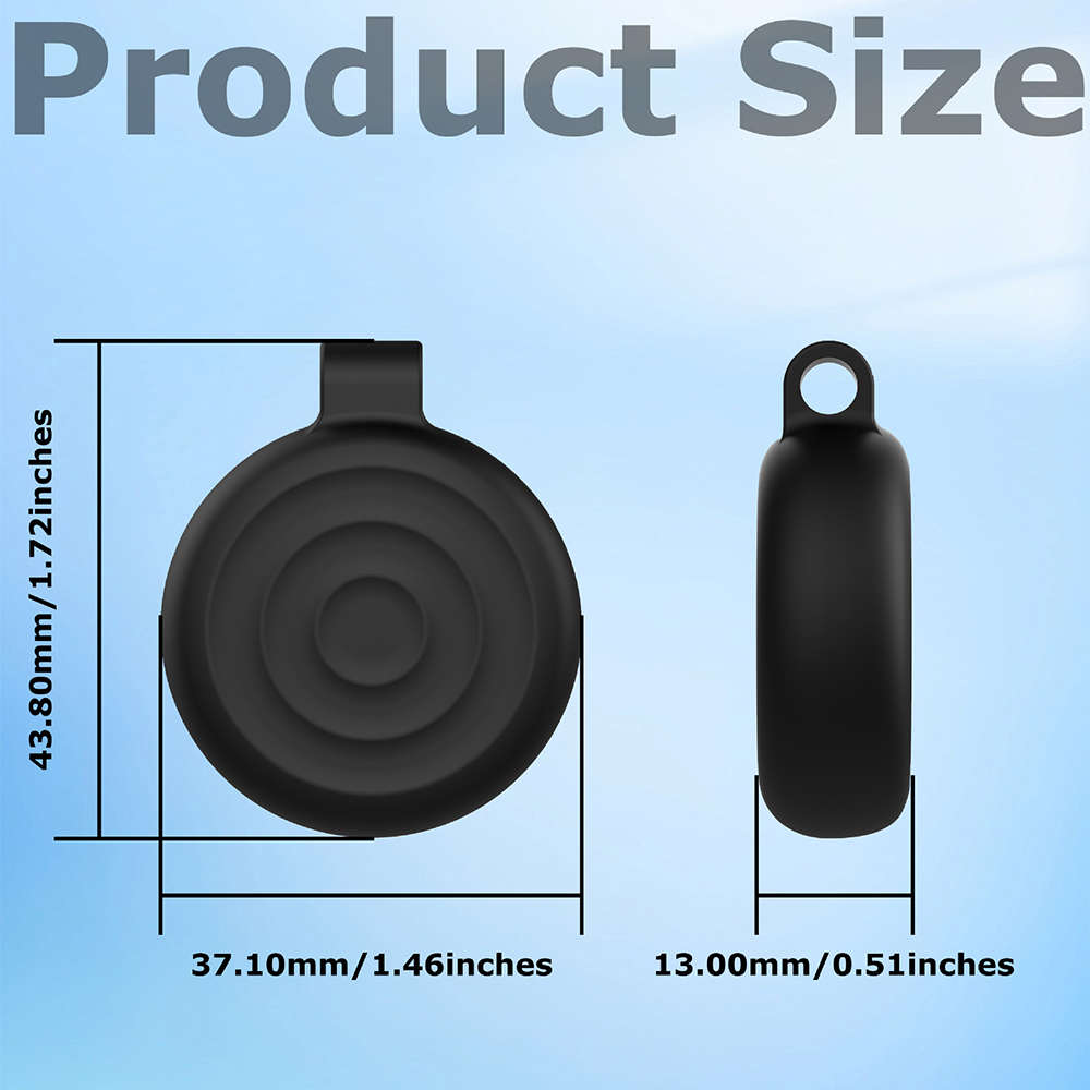 Silicone Keychain for Apple Airtags Case Protective Cover 360° Waterproof Airtag Holder Item Find Tracker Accessories