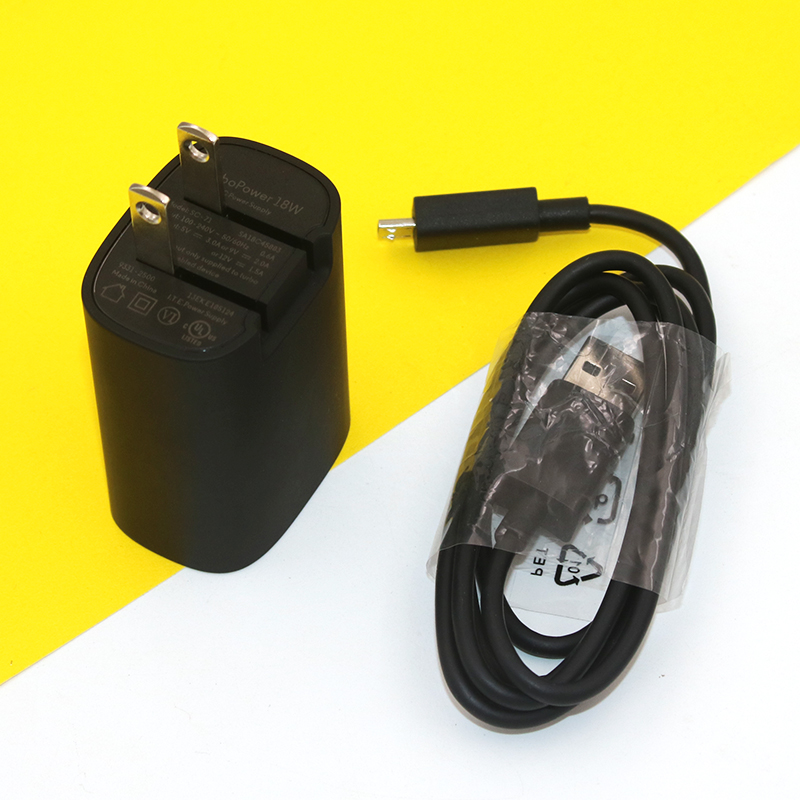 18w schnellladegeräte mit us-stecker, 100cm usb-c-/micro-usb-kabel zum schnellladen für moto  g6 g5 g5s e5 g4 plus und z play  e5 g7: Uns fügen mikro hinzu