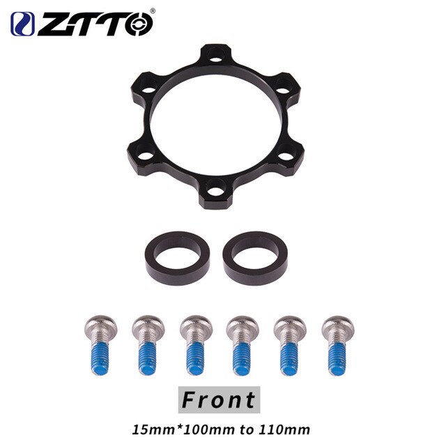 ZTTO-cambio de adaptador de buje Boost, arandela espaciadora de 6 pernos estándar, eje pasante de 15mm, 100x15 a 110x15 142x12 a 148x12 110 148: Boost Front