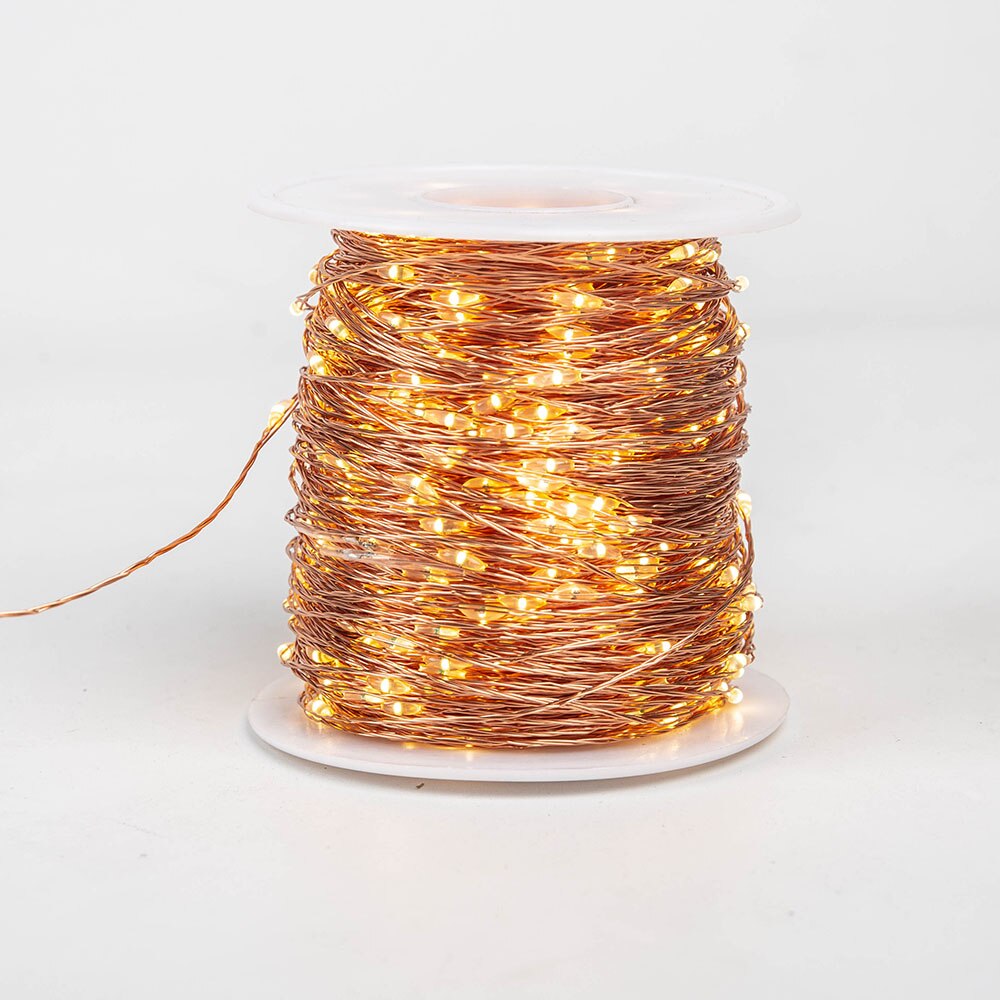 100M 1000 LED Copper Wire Fairy string Lights Plug In Outdoor wedding Party christmas decorations for home ramadan decor