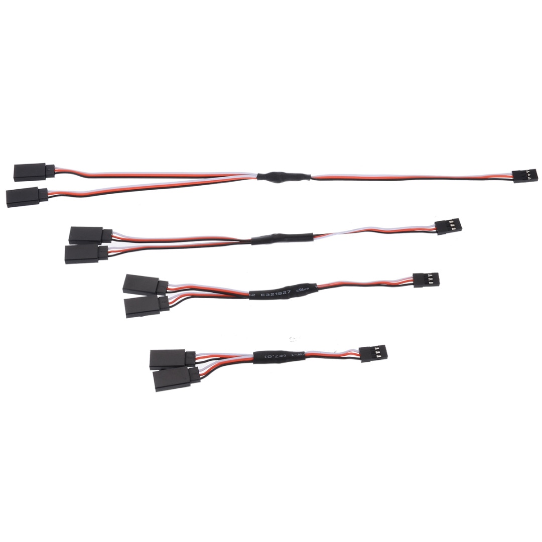 2 Stück Servokabel Servo 10cm Kabel Verlängerung JR Graupner Futaba Robbe Hitec