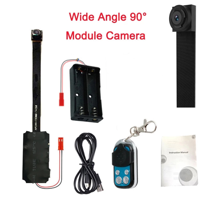Full Hd 1080P Camera Mini Camcorder P2P Bewegingsdetectie Video Security Camera Met 2.4G Rf Afstandsbediening Diy camera