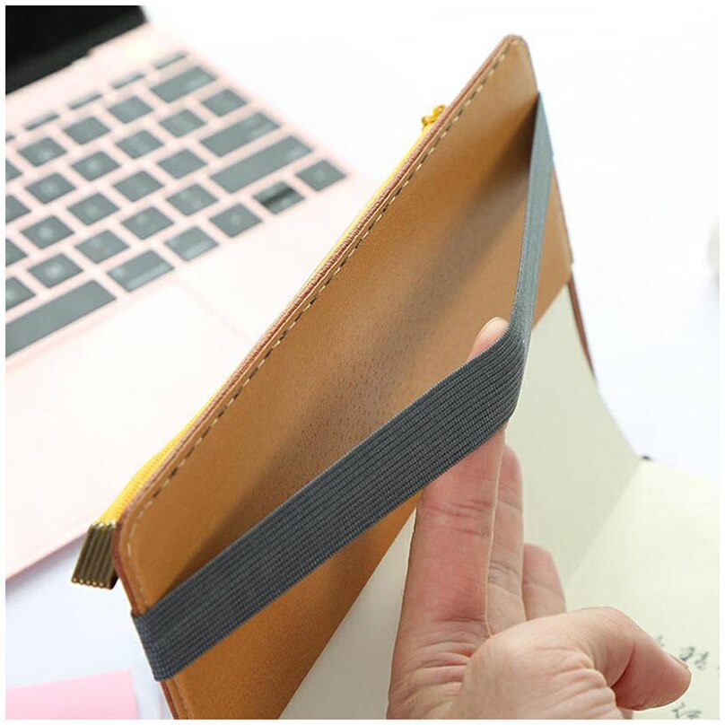 Mini Kawaii Pencil Case Pencil Cases Stationery For Office Pen Case Elastic Band Leather School Supplies Pencil Bags