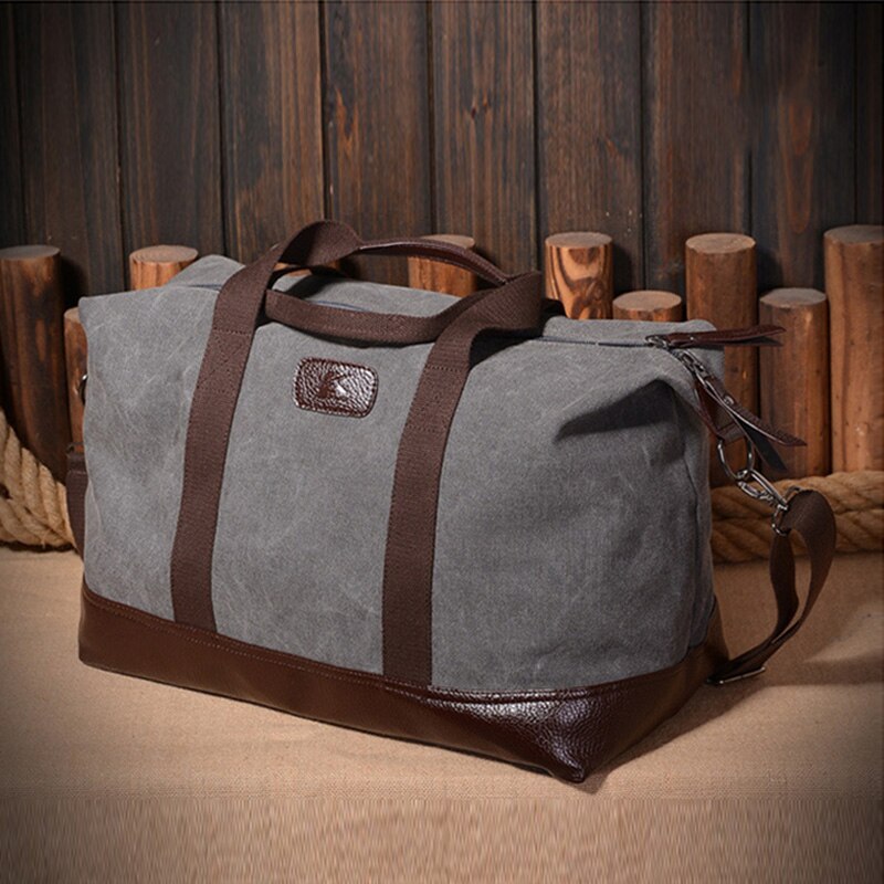 Bolsas de viaje de lona de gran capacidad para hombre, bolso de mano para equipaje, portátil, para fin de semana, XA136M