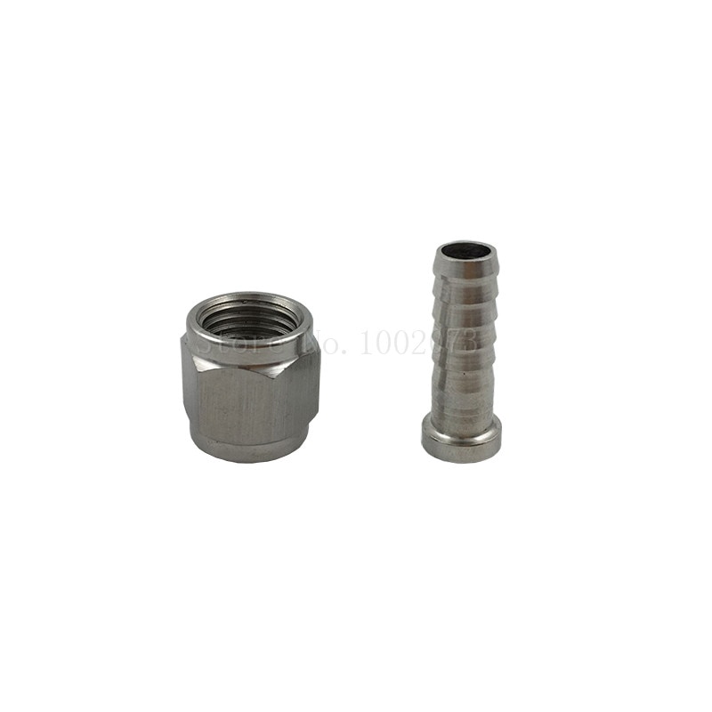Female Flare FFL Stainless Swivel Nut 1/4 to 1/4&quot; Barb or 5/16&quot; Barb Adapter Kegging Homebrew Cornelius Keg MFL Quick Connectors