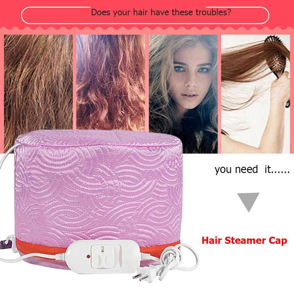 3 Modes Verstelbare Haar Steamer Cap Drogers Elektrische Haar Verwarming Cap Hoed Salon Thuisgebruik Diy Haar Spa Voedende Styling gereedschap