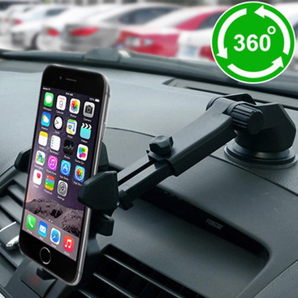Stijl Auto Telefoon Houder Universele 360 ° Auto Voorruit Dashboard Houder Voor GPS PDA Mobiele Telefoon Stand
