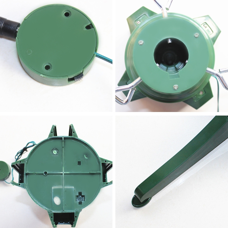 Rotating Christmas Tree Stand Artificial Trees Base Bracket Bottom Holder Electric Rotating Indoor Outdoor Home Items