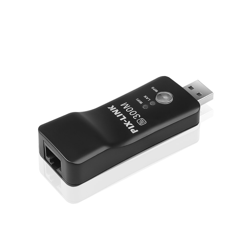 Kebidumei 300 mbps yleinen langaton tv-verkko wifi-sovitin wps 300 mbps rj -45 wi- fi toistin samsung lg sony tv:lle