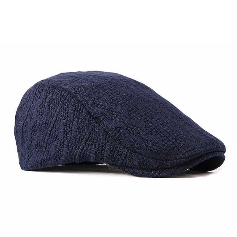 Fibonacci dames heren krantenjongensmuts breien nylon baret mutsen voor heren herfst winter platte petten