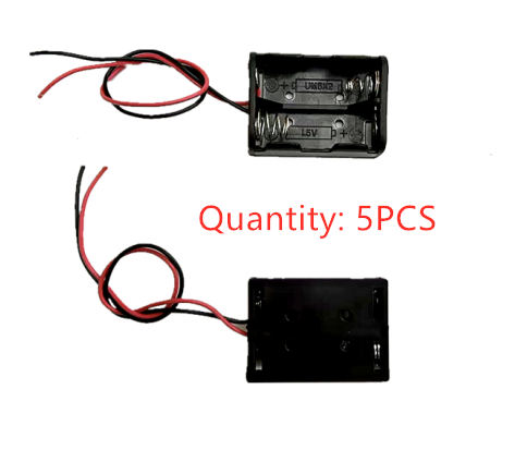 Soporte de batería de 12V 23A, caja de almacenamiento de batería recargable con cable de alambre, soporte de batería de 12V 23A, caja de batería de 12V con interruptor: Azul