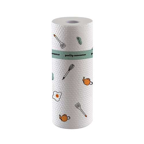 Kitchen Disposable Cleaning Paper Towel Wet And Dry Washable Dish Towels Convenience Family Clean Kitchen Accessories Supplies: B Cutlery pattern