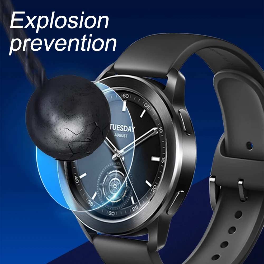 1-5Pcs Tempered Glass For Xiaomi Mi Watch S3 Screen Protector HD Clear Smartwatch Protective Film For Xiaomi Watch S3 Glass