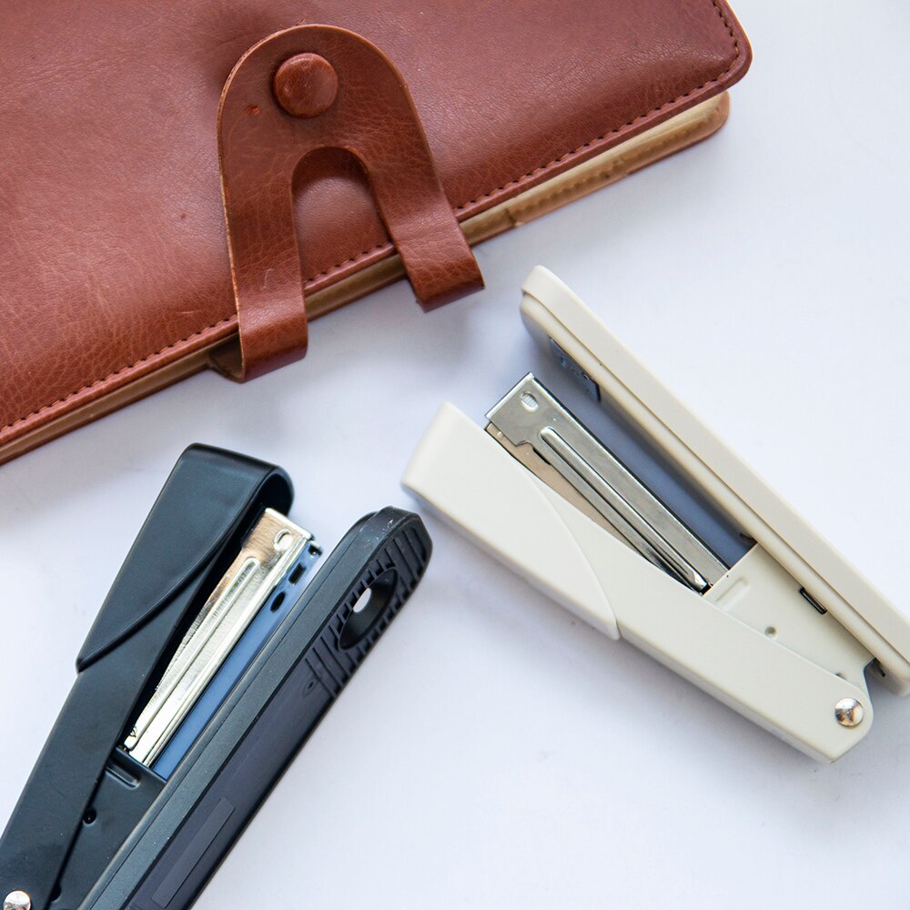 Metal Stapler Practical Paper Binder 24/6-26/6 Staples Labor Saving Manual Machine School Office Binding Supply Cute stationary