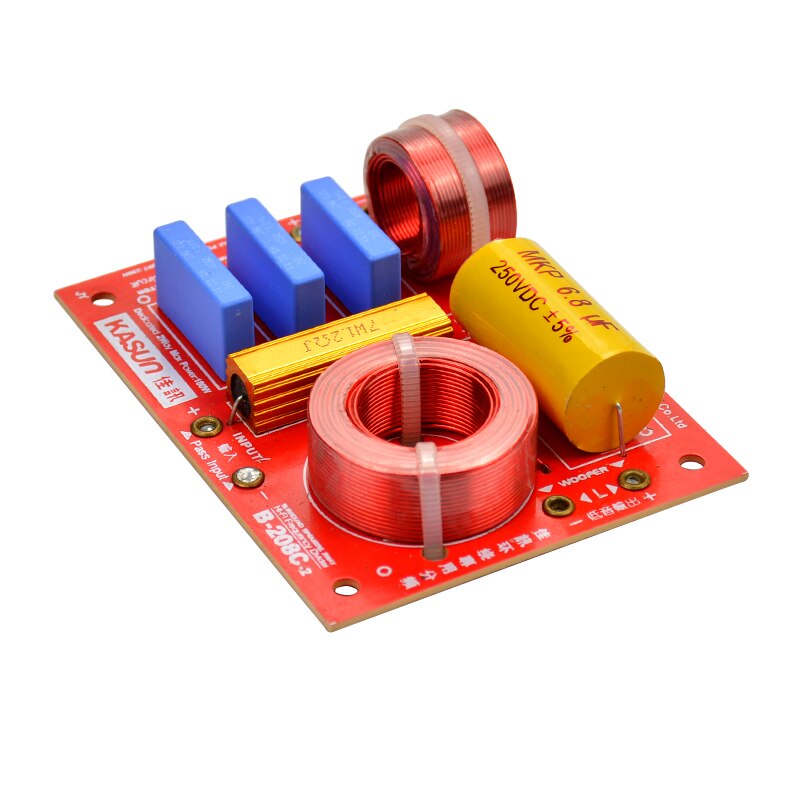 AIYIMA 1Pc B-208C 2Way 2Unit HiFi Speaker Frequency Divider Crossover Filters For KASUN