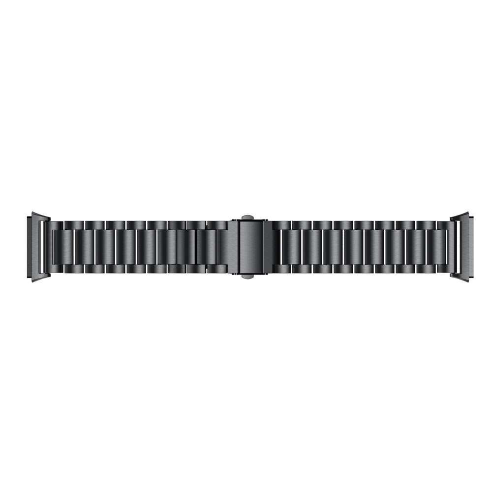 Uhrenarmband für Fitbit ionisch Edelstahl Metall Lederersatzhandschlaufe für Fitbit ionisch Clever Uhr Band Armbinde uhr