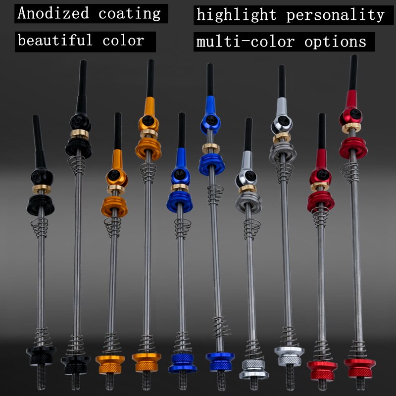 Mountain Road Bike quick release lever titanium alloy flower drum shaft quick release lever front and rear axles