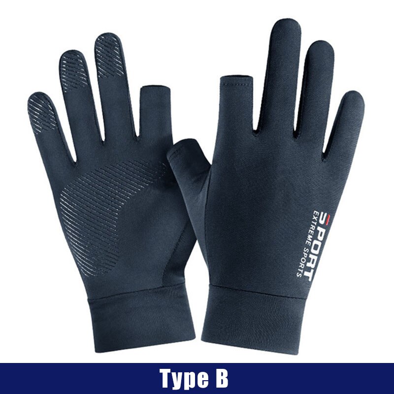 KoKossi – gants de pêche, une paire, protection des mains, libération professionnelle, antidérapants, pour sport, Fitness, cyclisme: Dark Blue B