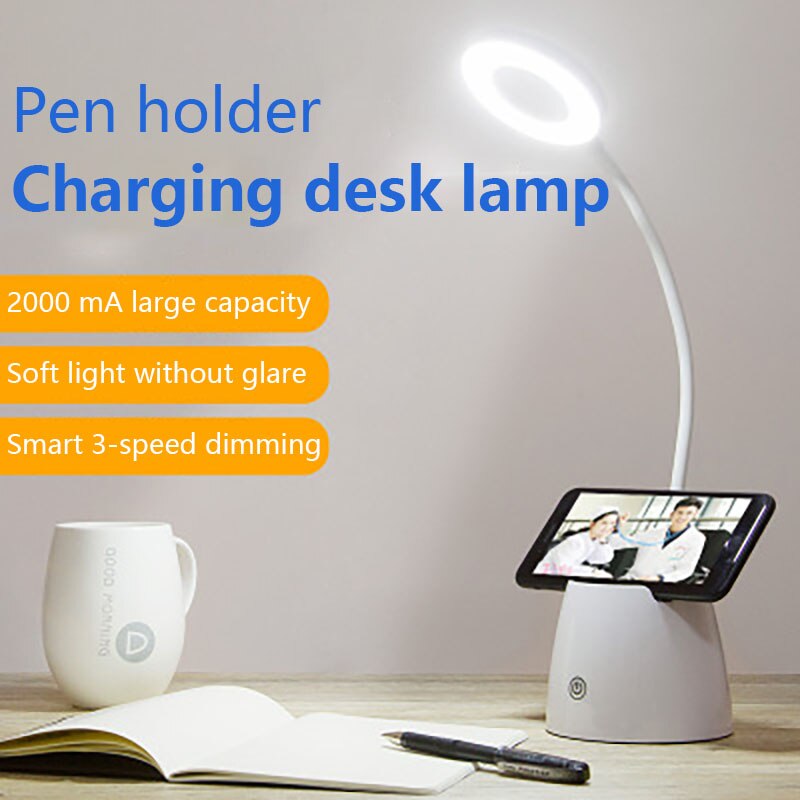 LAMPE DE BUREAU FLEXIBLE AVEC PORTE STYLO – Papeterie sarah