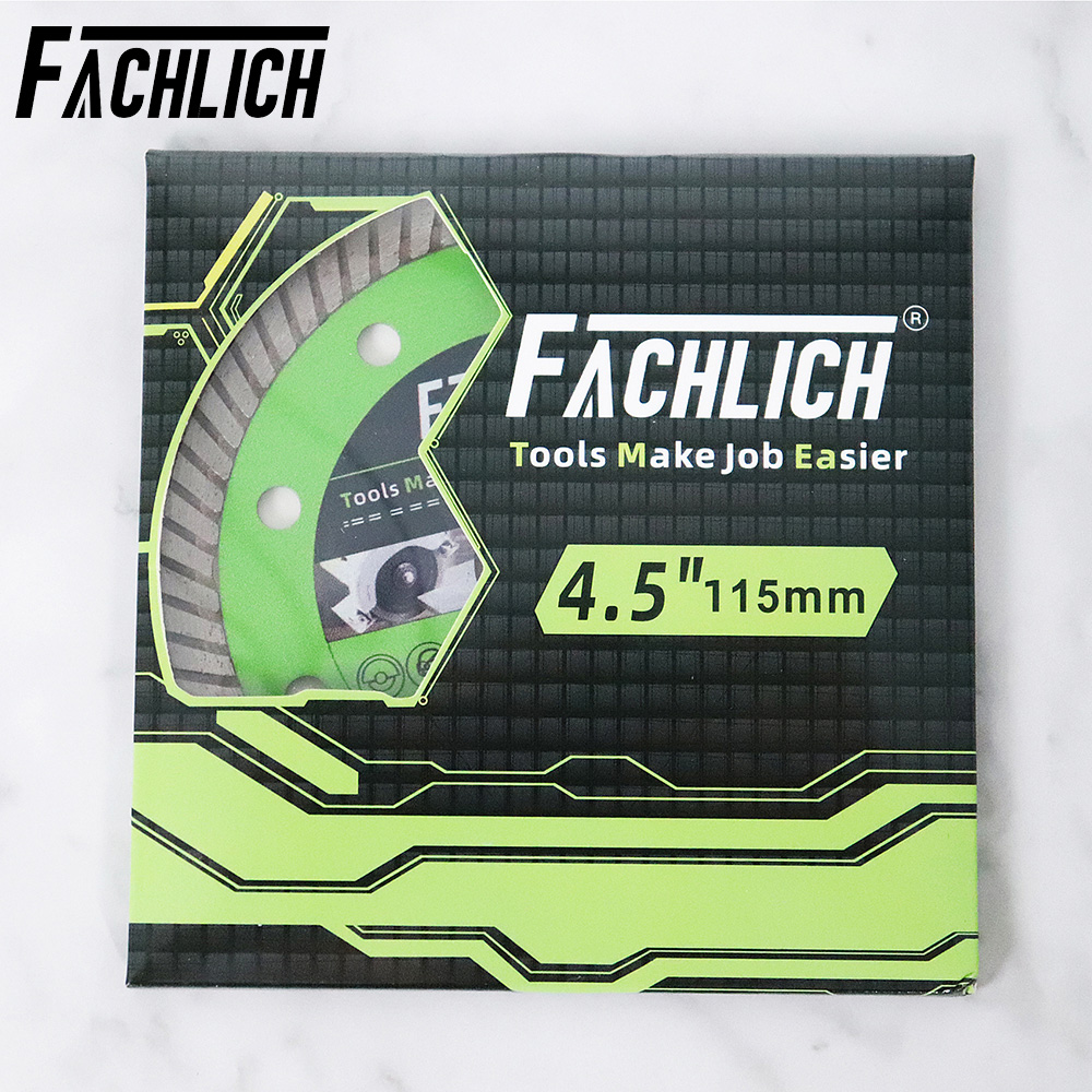FACHLICH 1/2/5 Stück 4/4,5/5 Zoll superdünne Diamant-Turbo-Sägeblätter für Keramikfliesen, Granit, Marmor, Trennscheibe 105/115/125 mm