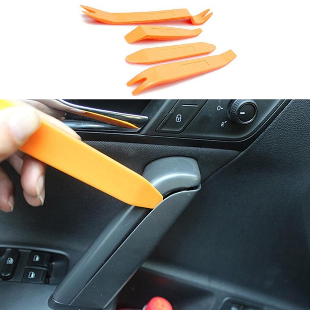 Kit d'outils de démontage de la garniture | Panneau de clips de porte de l'auto, Navigation démontage de la balançoire, outil de Conversion de la balançoire en plastique de la voiture, 4 jeux