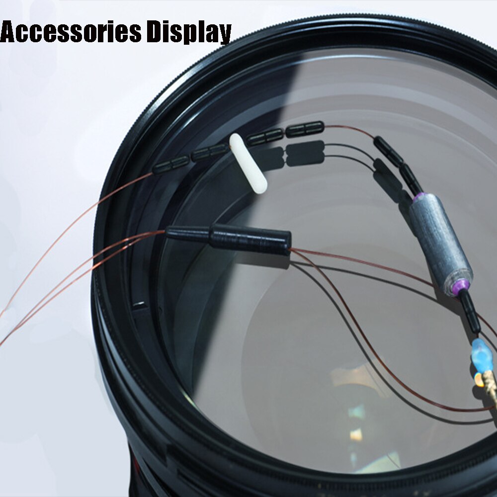 5PCS Black Stainless Steel Weights Lead Sinker Telescopic Fishing Rod Round Shot Hook Connector Split Ocean Fishing Lead Fall