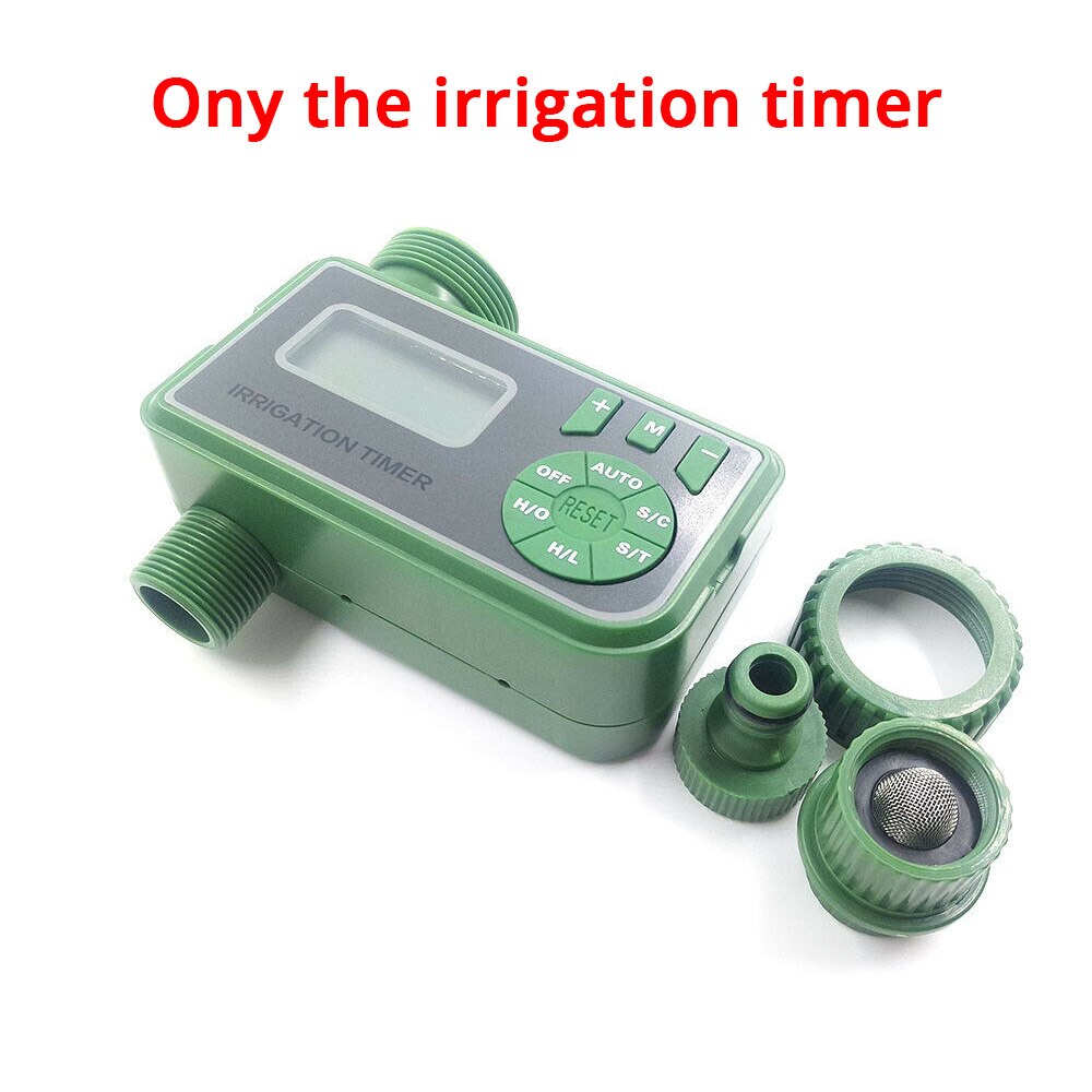 25M DIY Drip Irrigation System Automatic Watering Irrigation System Kit Garden Hose Micro Drip Watering Kits Adjustable dripper: Only the timer