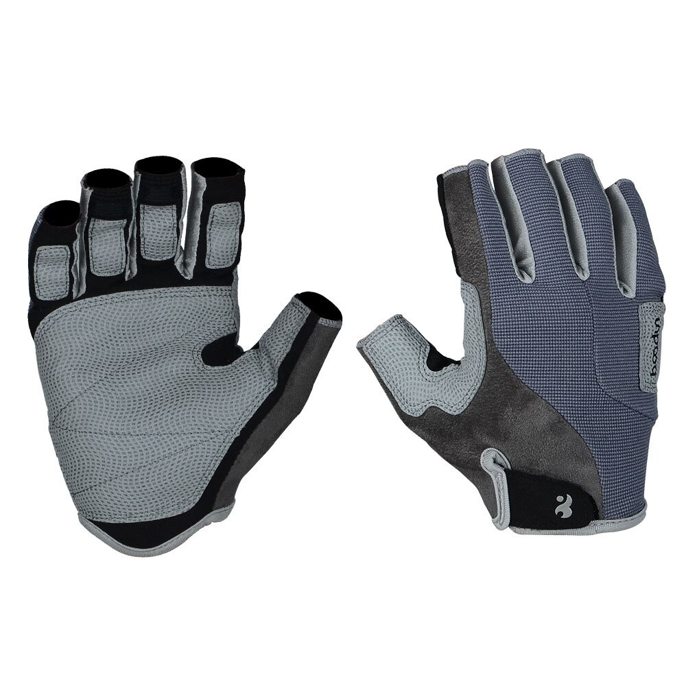 Rock Climbing Gloves Mountaineering Outdoor Adventure Rock Climbing Sailboat Gloves: Gray / M